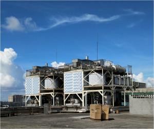 浙江金石包裝有限公司，兩套小型印刷溶劑回收設(shè)備對(duì)接4臺(tái)印刷機(jī)